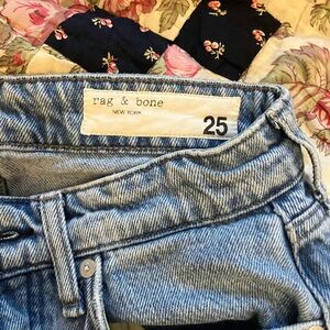 Rag & Bone Light Wash Denim Jeans